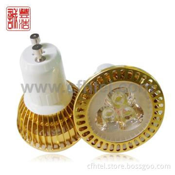 3W GU10 LED Spot Light Of Fin Heatsink